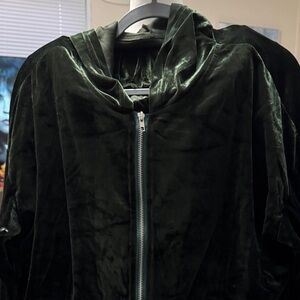 Chic Velvet Green Pantsuit